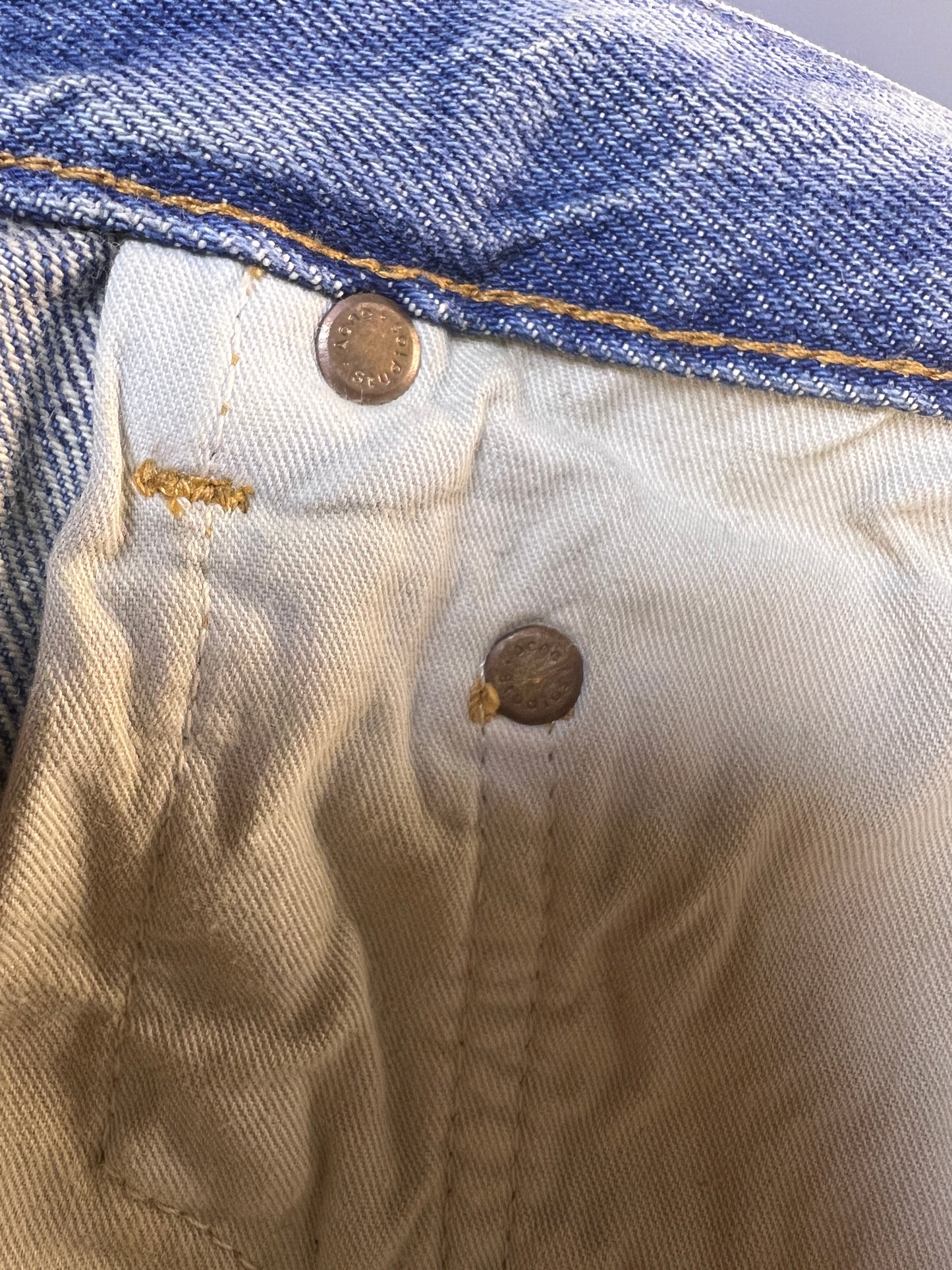 Penicillin 2001M distressed wide-leg jeans - 34" (M)