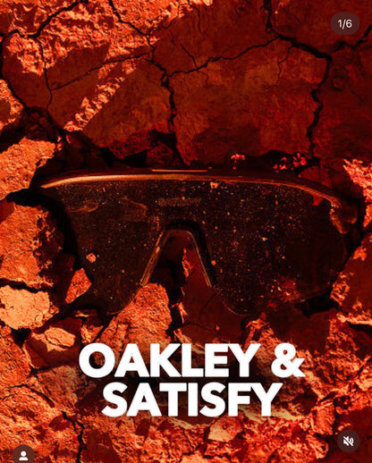 SATISFY Oakley Oakley Stunt Devil สีน้ำตาลควันด้าน