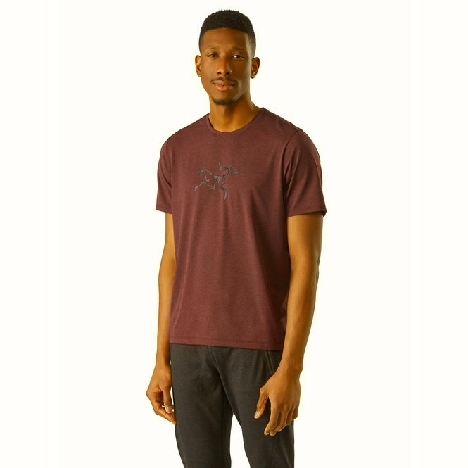 เสื้อยืด Cormac โลโก้ใหญ่ น้ำตาลไวน์ - M (ช.)