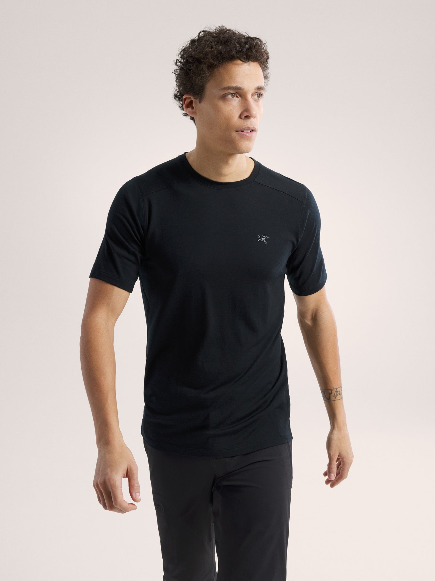 Ionia Marino Wool Shirt SS Black - XS (M)