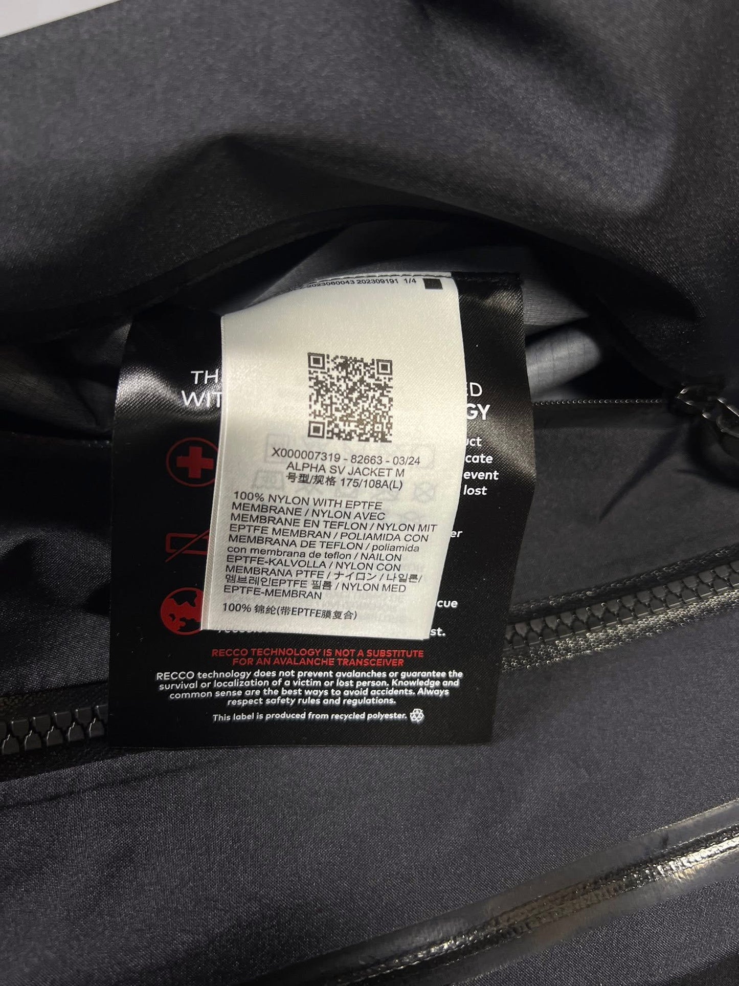 ALPHA SV สีดำ - ไซส์ L (ช.)