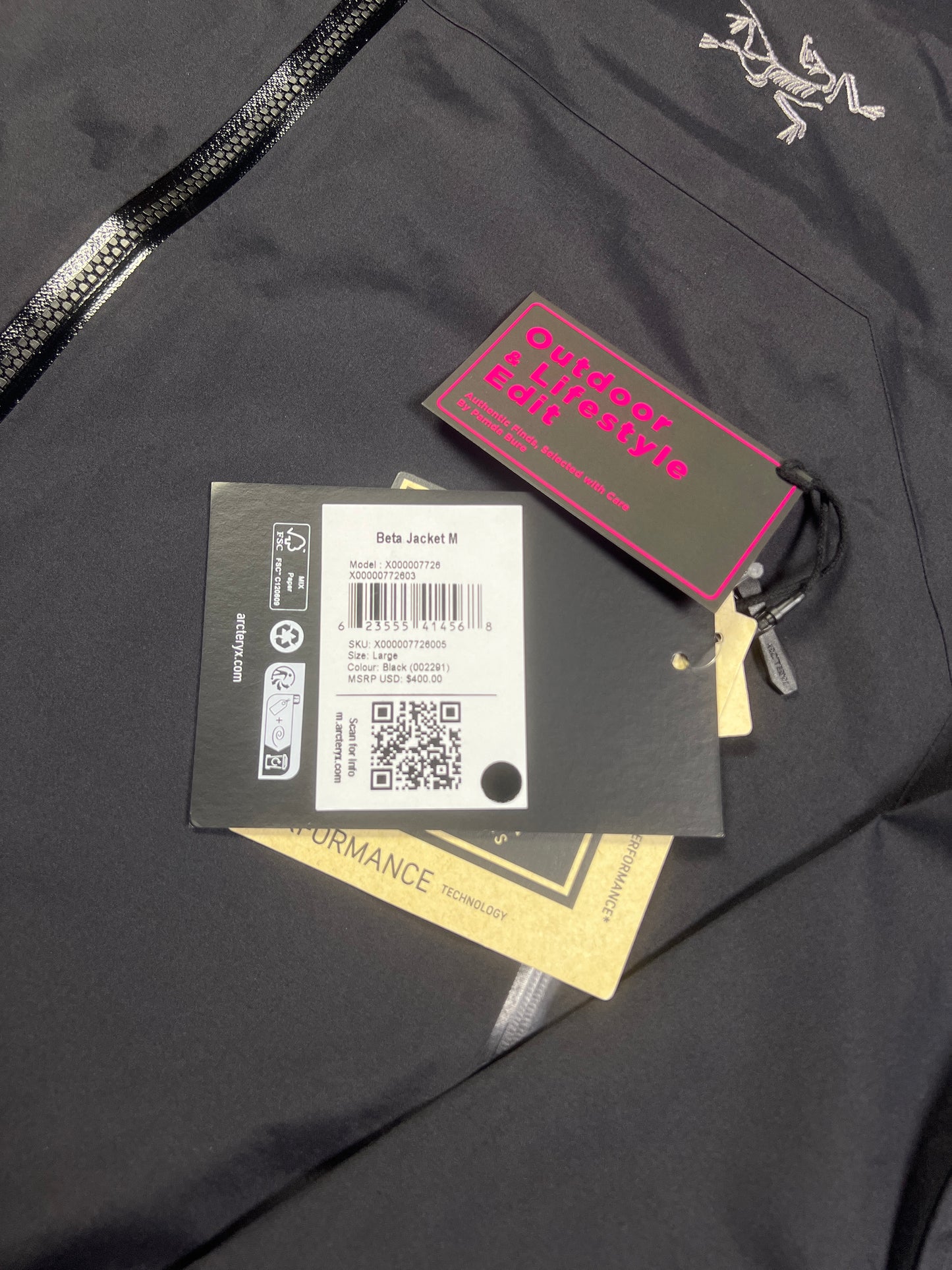 Beta Jacket Black - L (M)