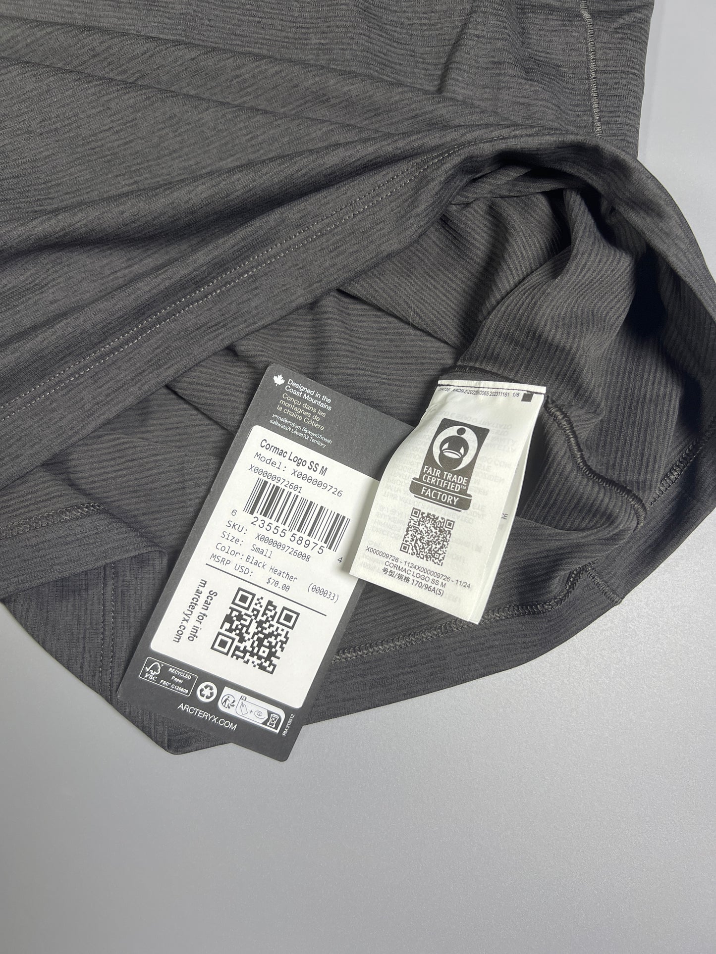 Big Logo Cormac Shirt Black - S(M)