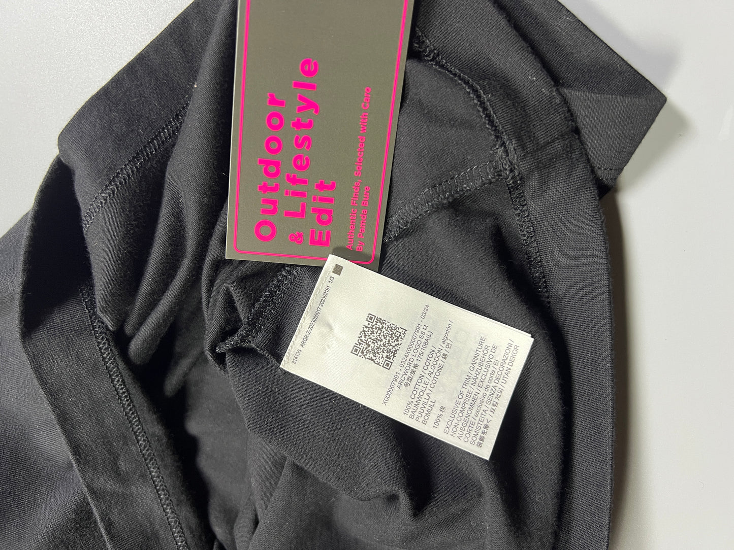 เสื้อยืด Cormac โลโก้ใหญ่ สีดำ - XL (ช.)
