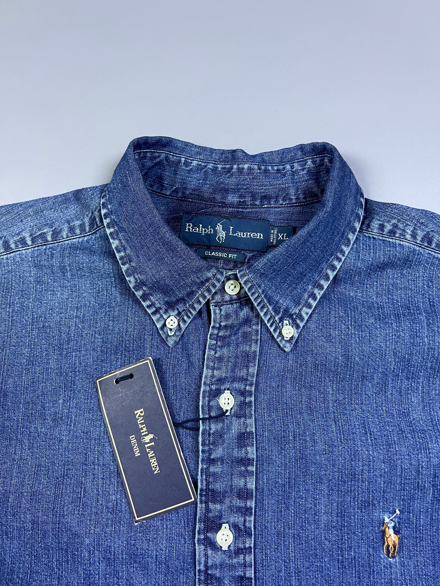 Chambray Jeans Shirt - XL(M)