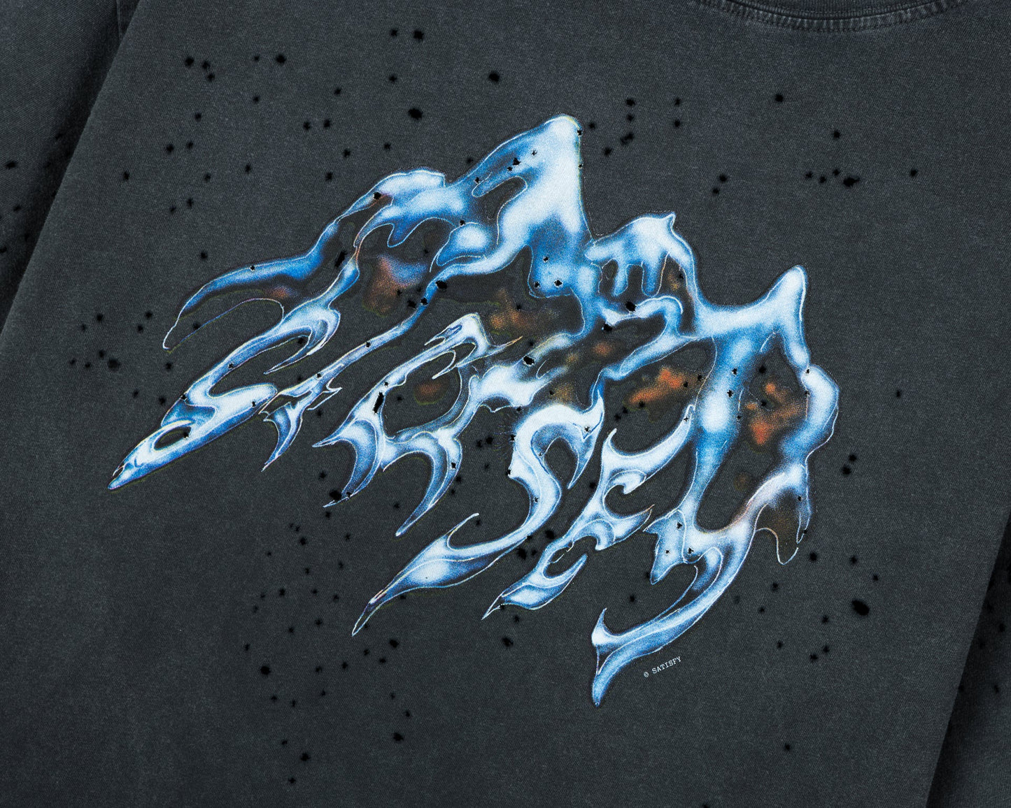 เสื้อยืด MothTech™ Liquid สีดำ