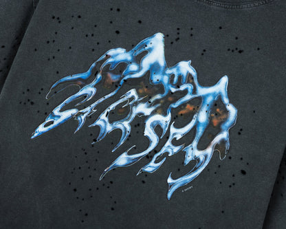 เสื้อยืด MothTech™ Liquid สีดำ