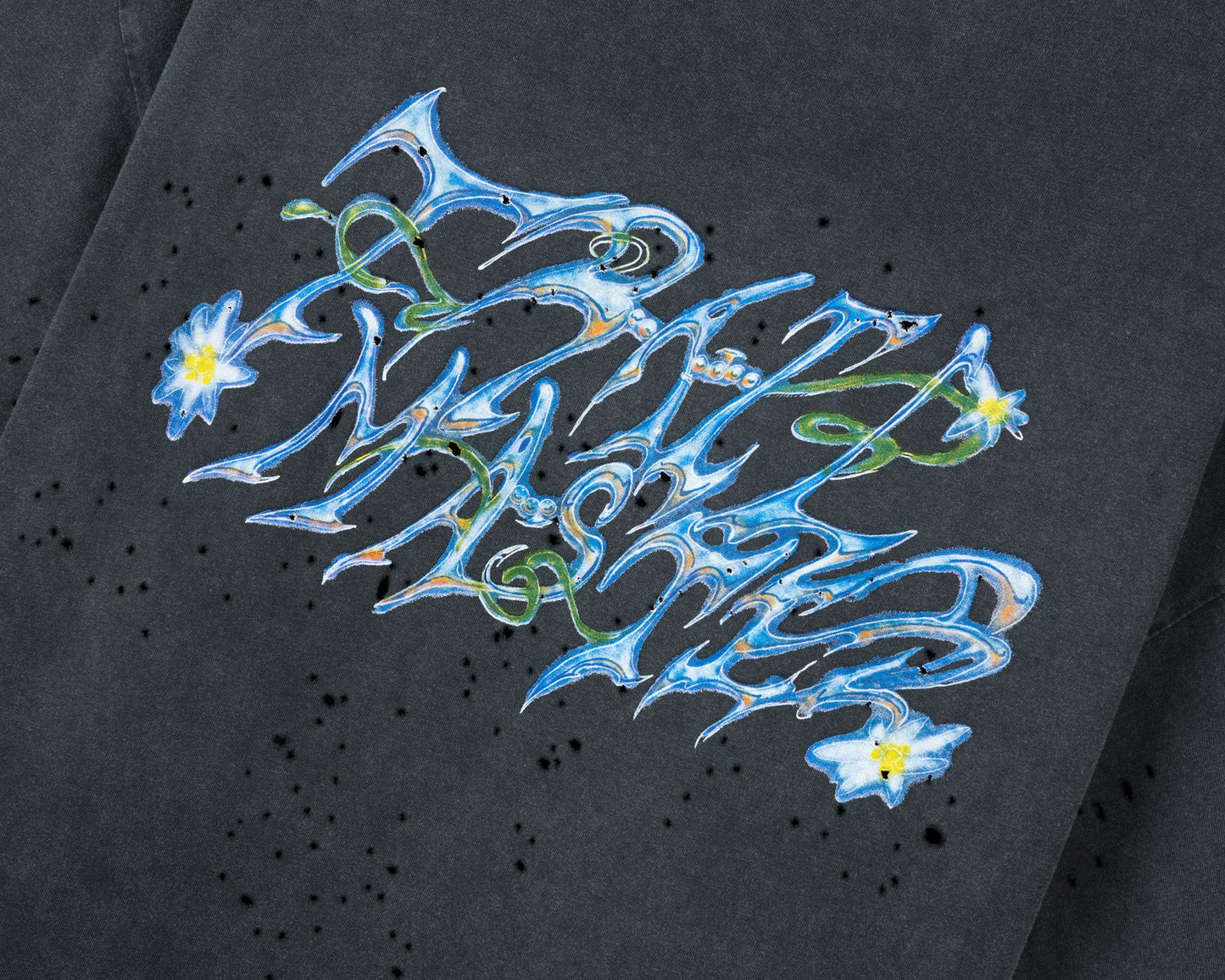 เสื้อยืด MothTech™ Liquid สีดำ