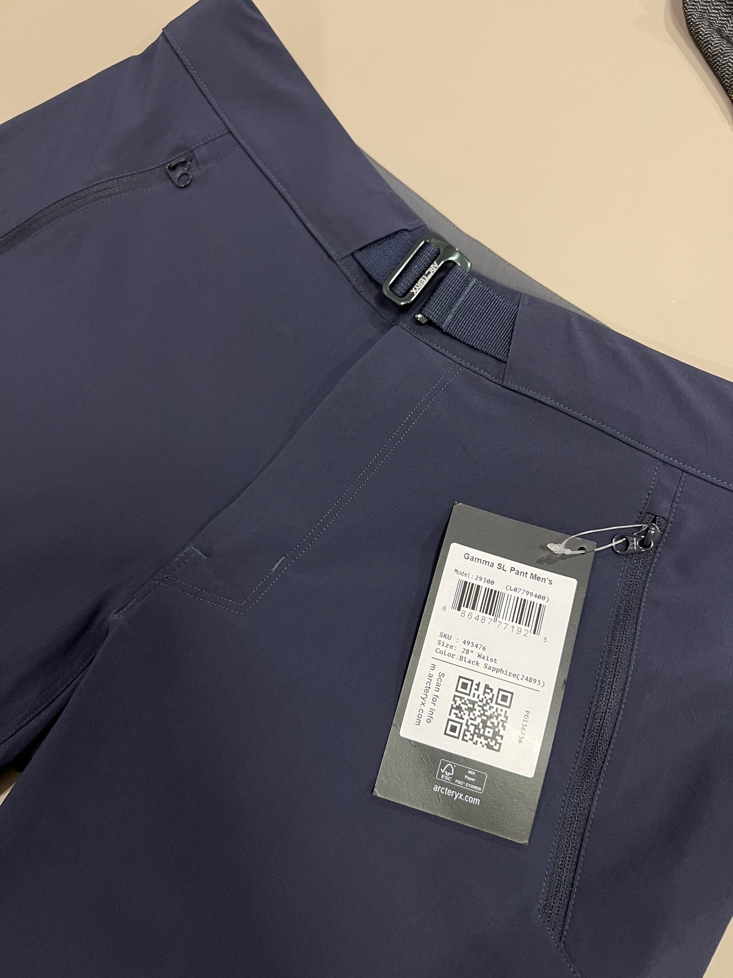 Gamma SL Pants Black Sapphire - 28"(M)