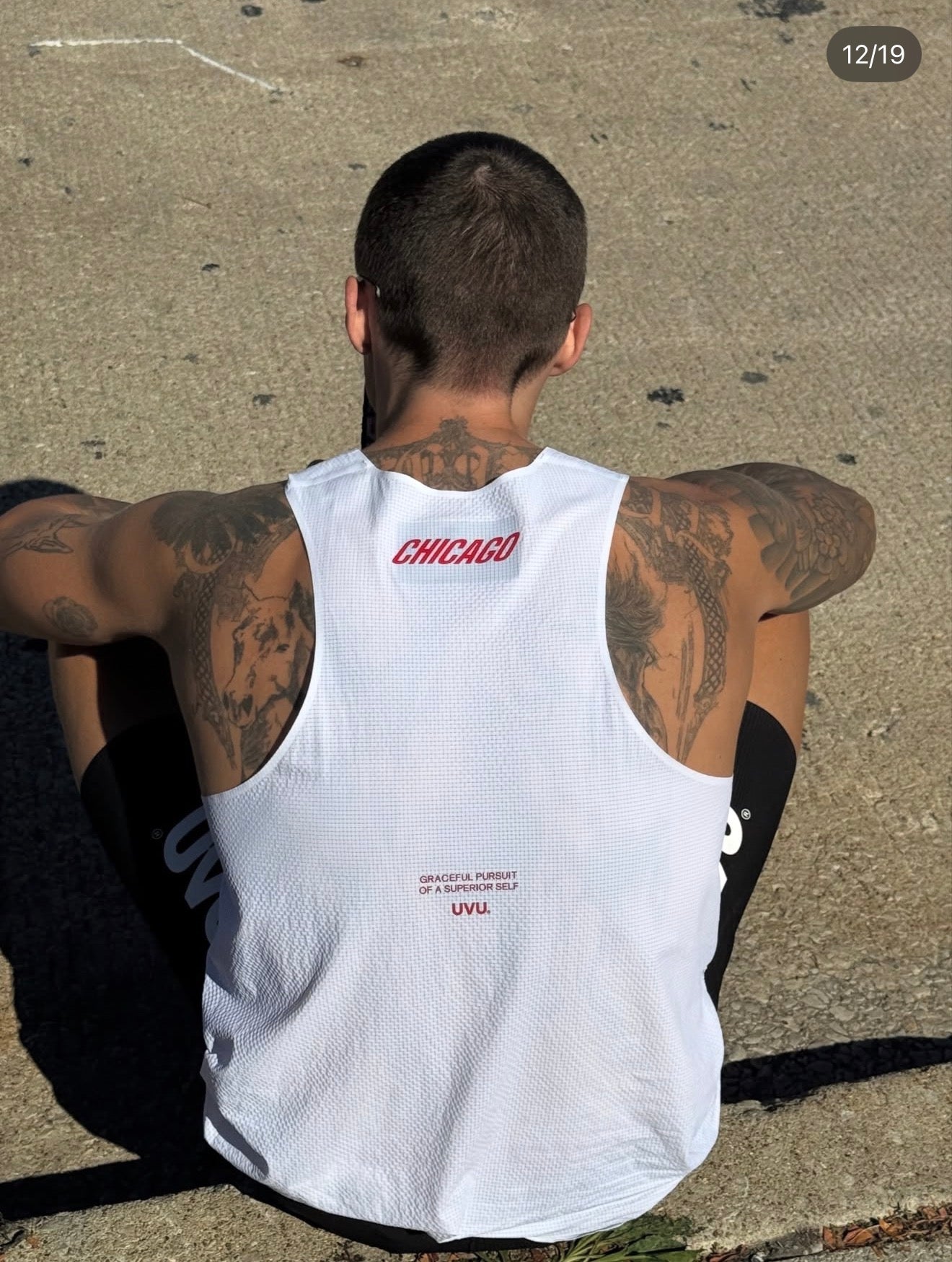 Chicago Capsule Collection Running Vest White