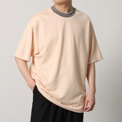 Extorr Logo Rib T-Shirt Beige - L (M)