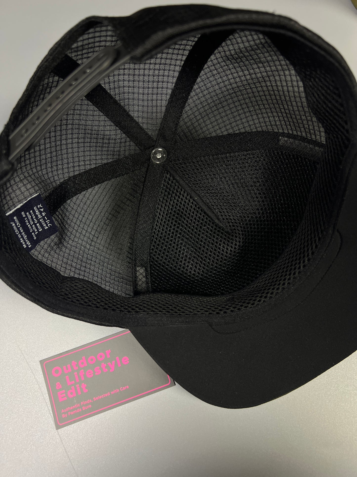 Bird Word Trucker Curved Hat Black- One Size (U)