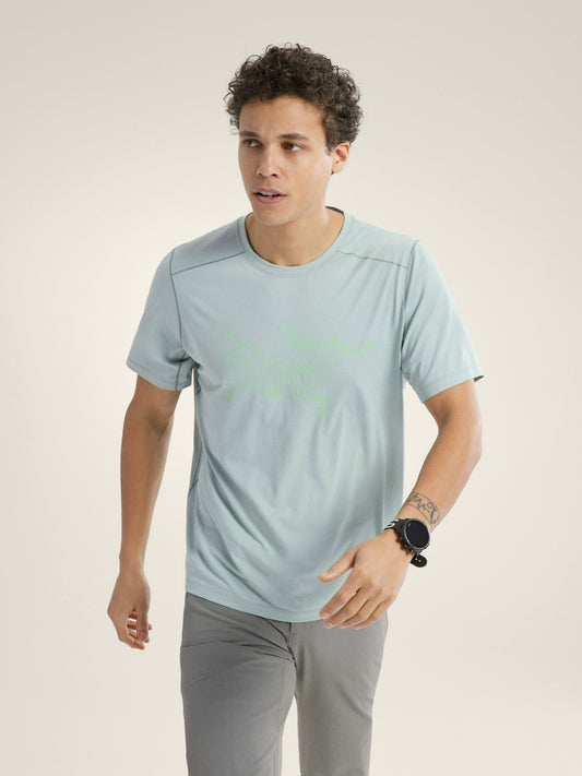 Cormac Logo Shirt SS Stone Green Heather - L(M)
