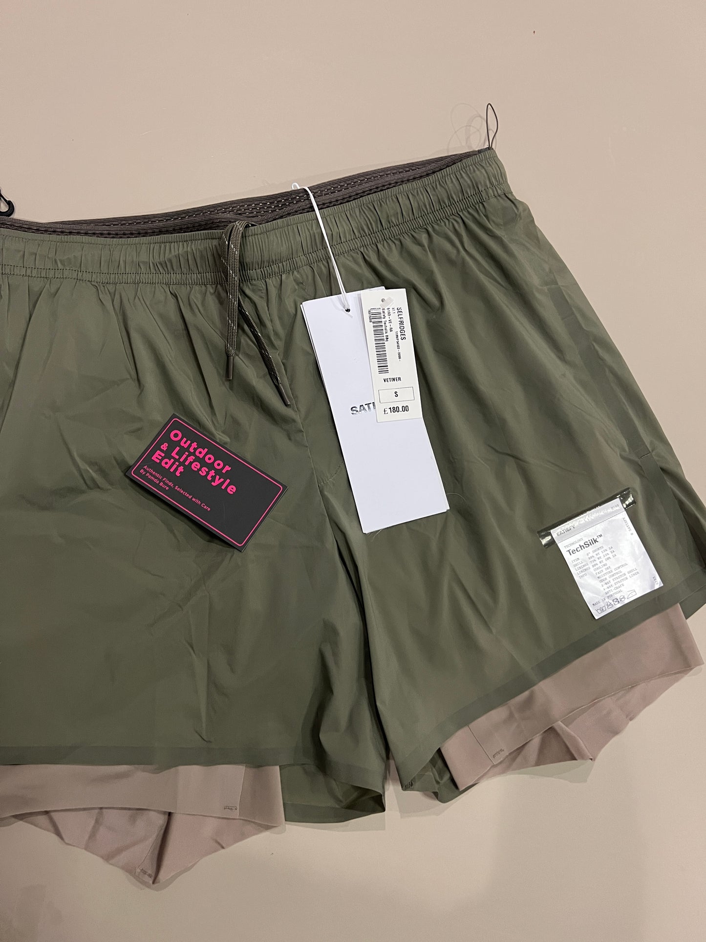 Techsilk 8 Inch Shorts Vetiver Army Green – S (M)