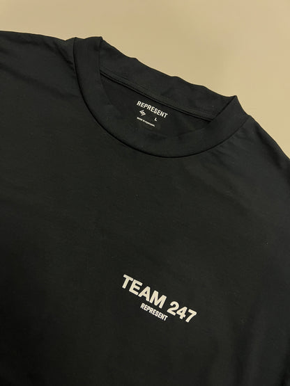 เสื้อยืดโอเวอร์ไซส์ Team 247 สีดำ - L(M)