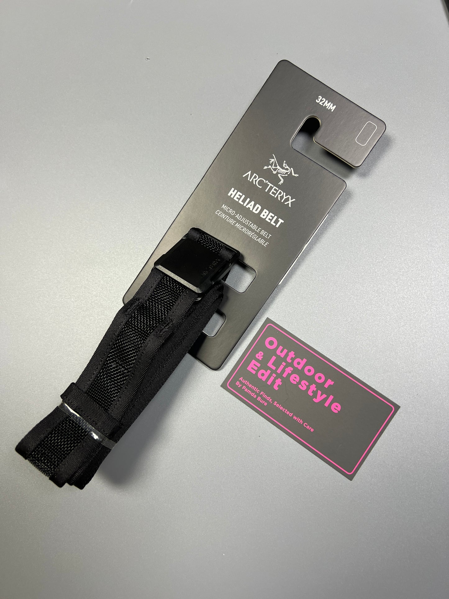 เข็มขัด Heliad 32MM สีดำ