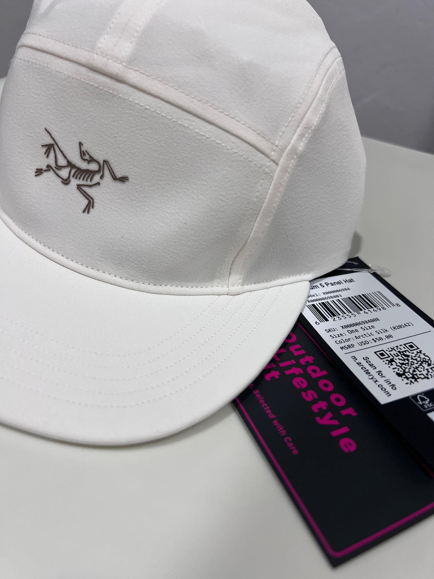 Calidum 5 Panel Cap Arctic Silk - One Size (U)