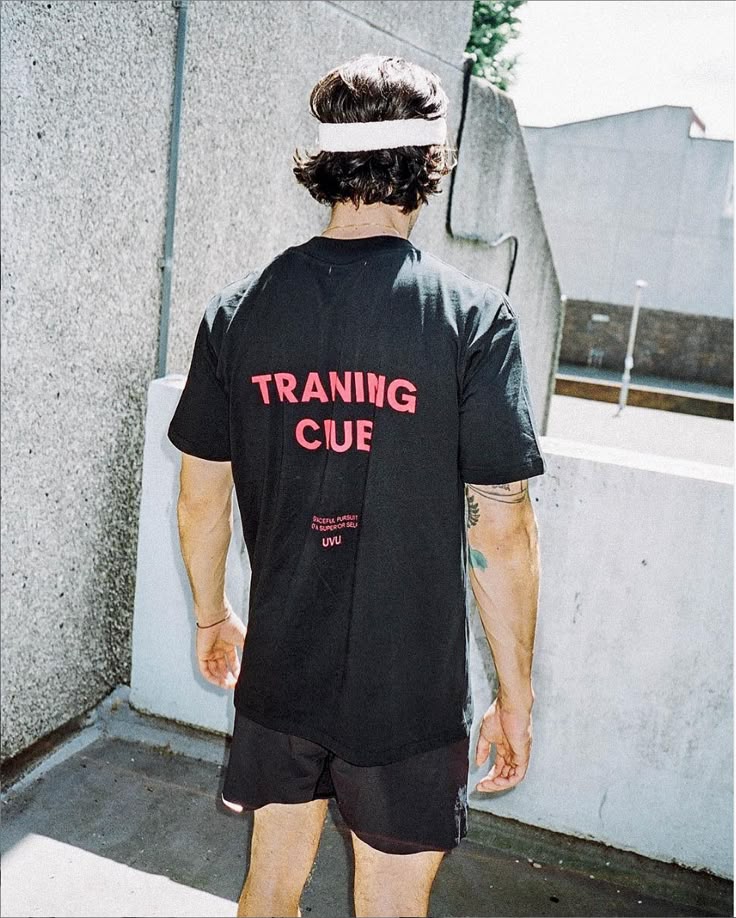 "Training Club" T-Shirt Black/Pink