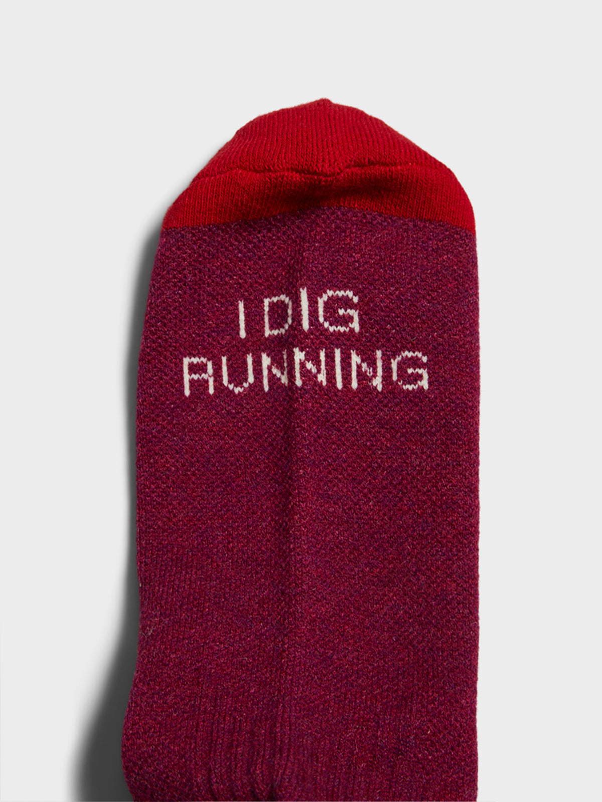 Feet Huggers - I Dig Running Red and Cream - One Size (U)
