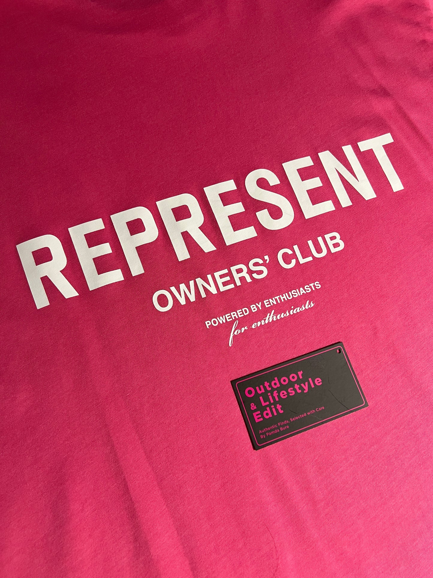 เสื้อยืด Owner's Club สีชมพู Bubble Gum - M