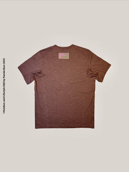 เสื้อยืด Cormac โลโก้ใหญ่ น้ำตาลไวน์ - M (ช.)