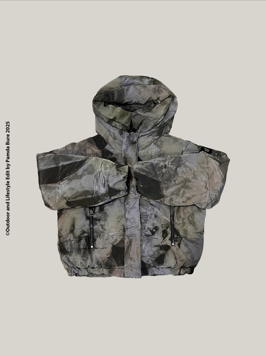 Puffer Jacket Green Camouflage - S (W)