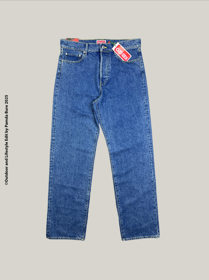 Asagao Stone-Washed Cotton Denim Jeans - 34" (M)