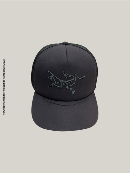 Bird Trucker Curved Hat Black- One Size (U)