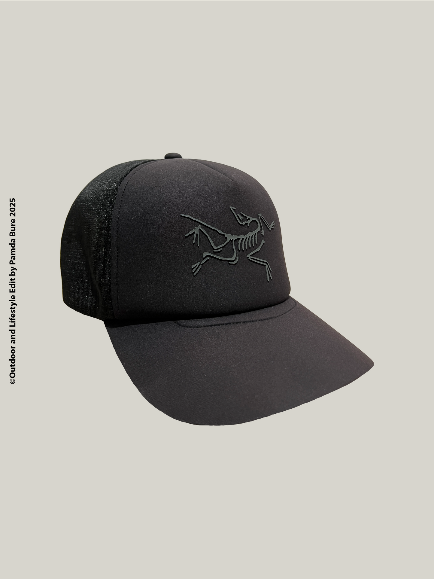 Bird Trucker Curved Hat Black- One Size (U)