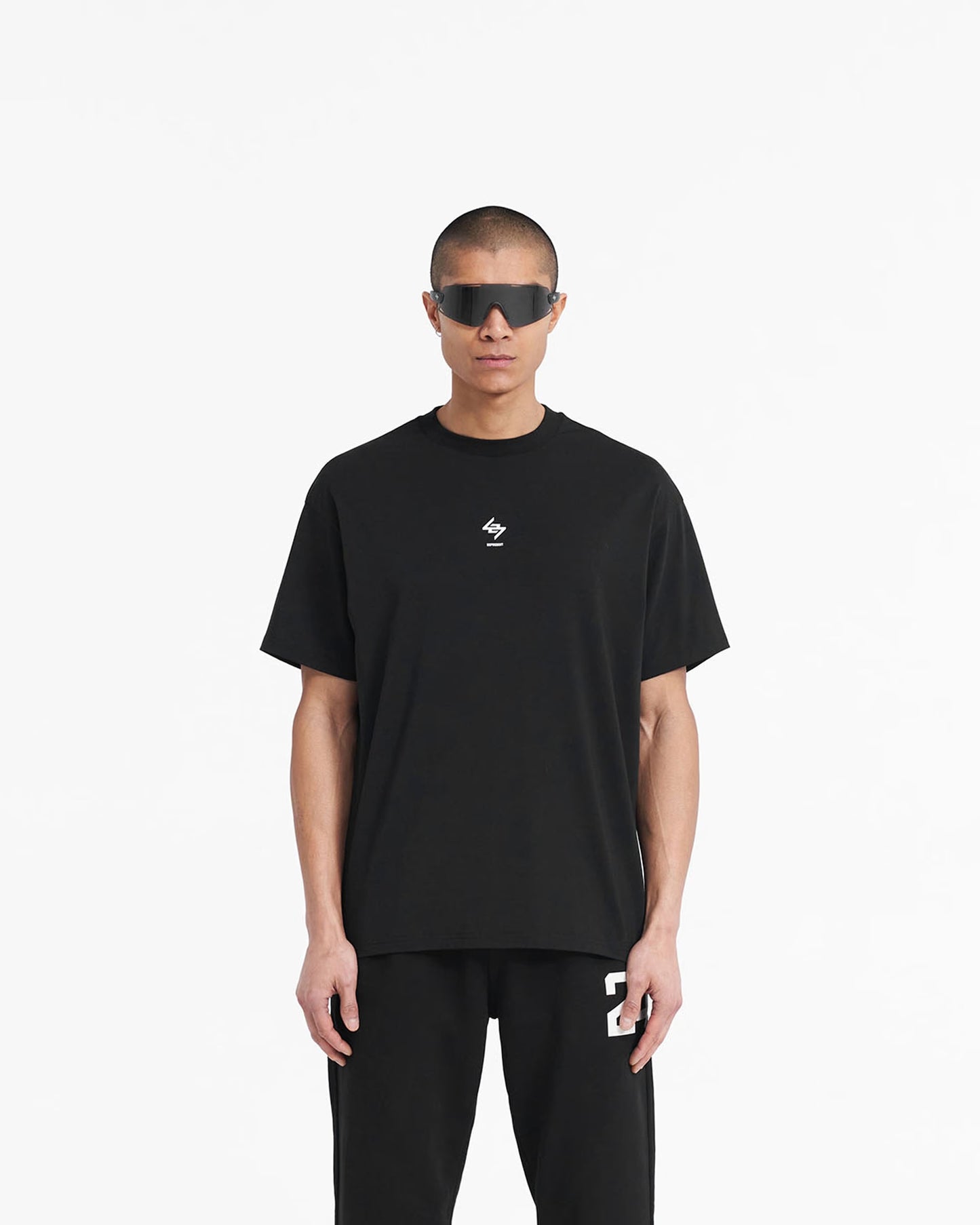 เสื้อยืดโอเวอร์ไซส์ Team 247 สีดำเจ็ท - M(M)