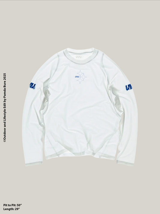 UVU Dolomites Capsule Collection Love Sleeve Running Top White
