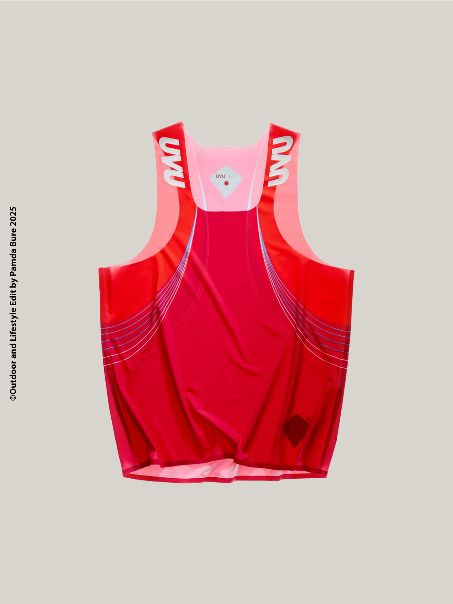 เสื้อกั๊กวิ่ง ELITE Race สีแดง