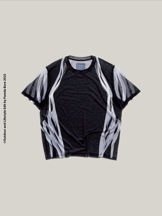 UVU FEB 26 New Collection Short Sleeve Running Top Black