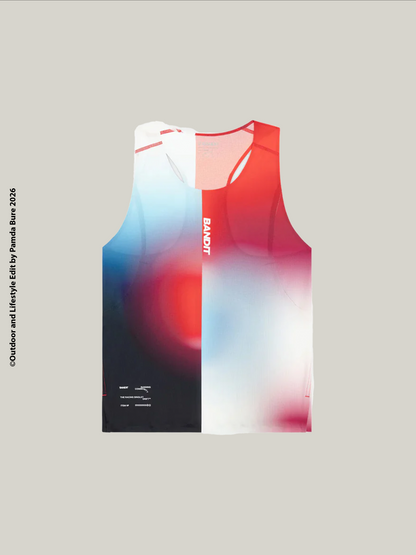 Men's Drift Racing Singlet Vintage Blue