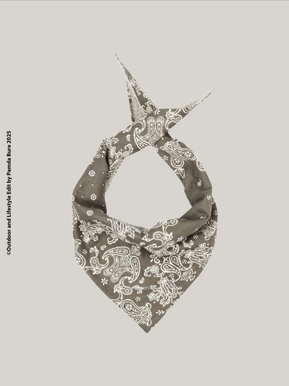 ผ้าพันคอพิมพ์ลาย FuzzFleece™ AD สีกากี