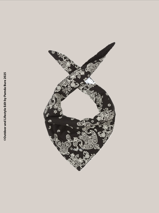 FuzzFleece™ AD Printed Bandana Black