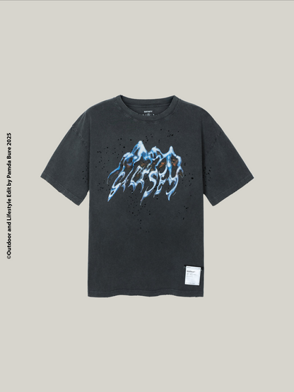 เสื้อยืด MothTech™ Liquid สีดำ