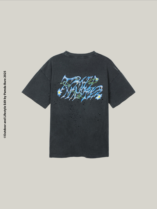 เสื้อยืด MothTech™ Liquid สีดำ