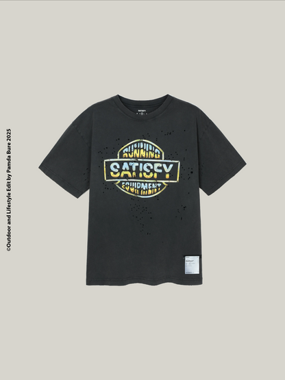 MothTech™ Satisfy Equipment T-Shirt Aged Black