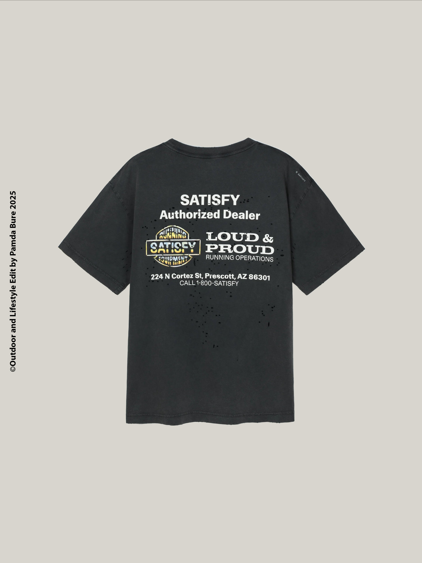 MothTech™ Satisfy Equipment T-Shirt Aged Black