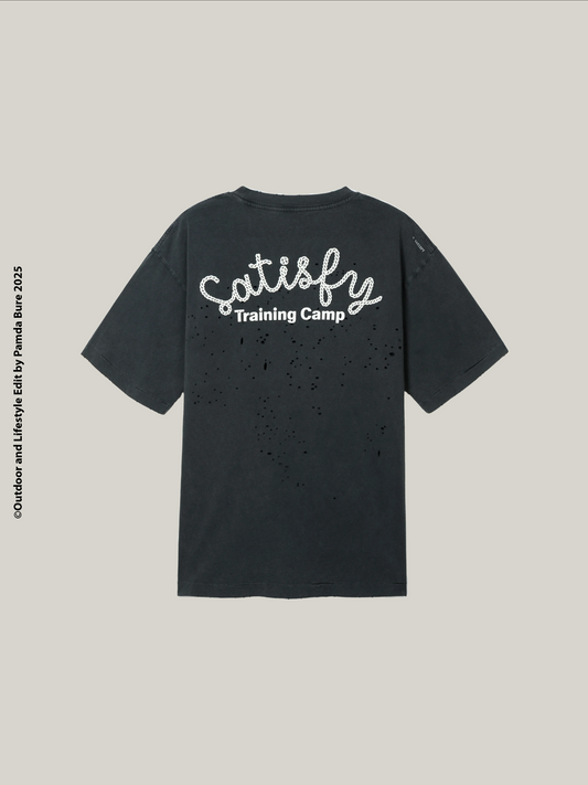 เสื้อยืด MothTech™ "The Ranch" สีดำ