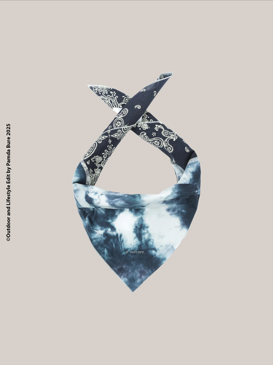 Re‑Possessed™ SoftCell™ Patchwork Bandana Blue
