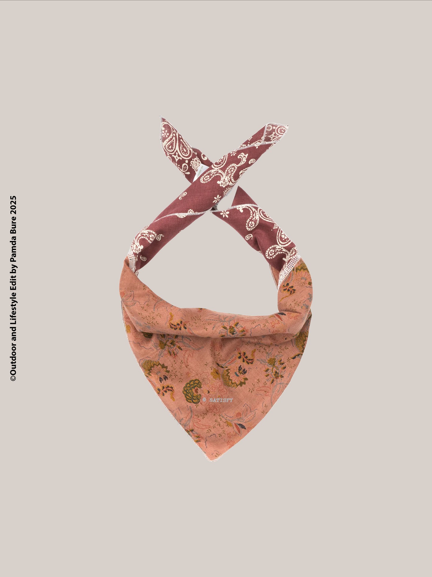 Re‑Possessed™ SoftCell™ Patchwork Bandana Red