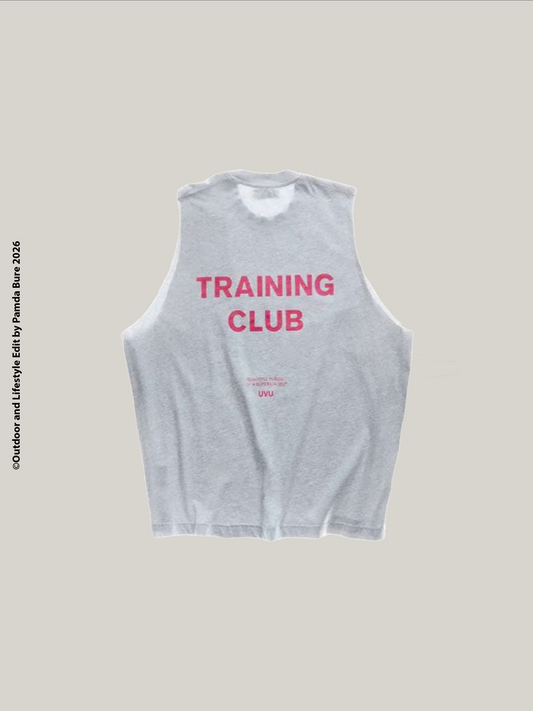 "Training Club" Performance Cut-Off Grey/Pink