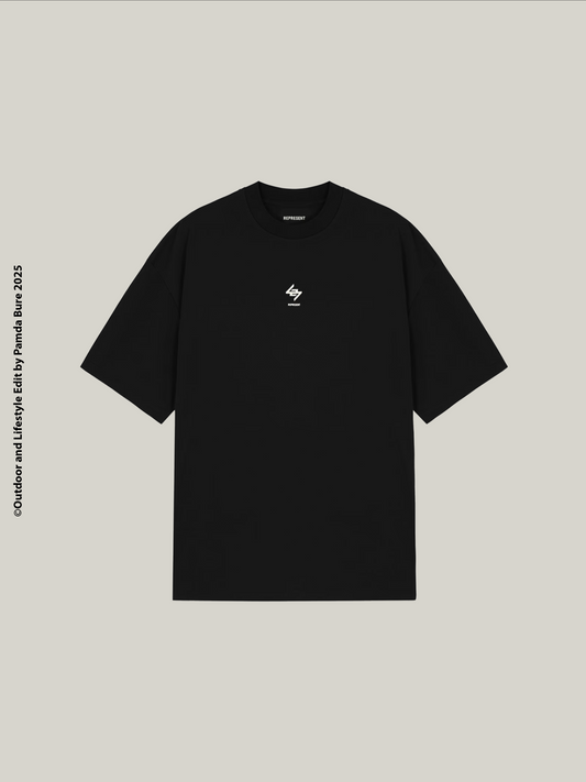 เสื้อยืดโอเวอร์ไซส์ Team 247 สีดำเจ็ท