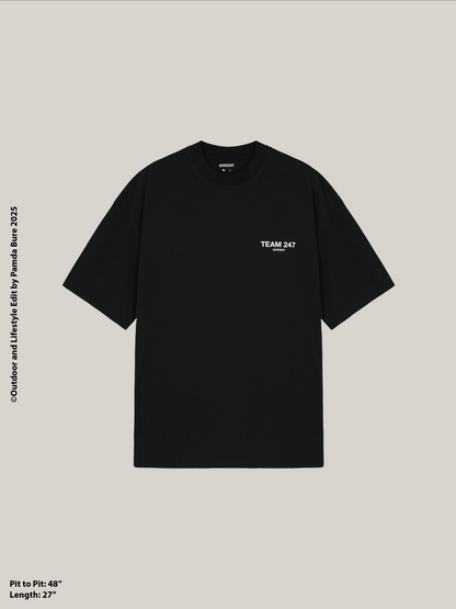 Team 247 Oversized T-Shirt Black (M)