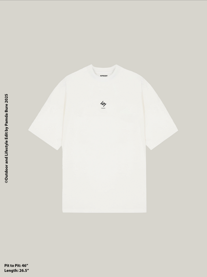 เสื้อยืดโอเวอร์ไซส์ Team 247 สีขาวล้วน - M(M)