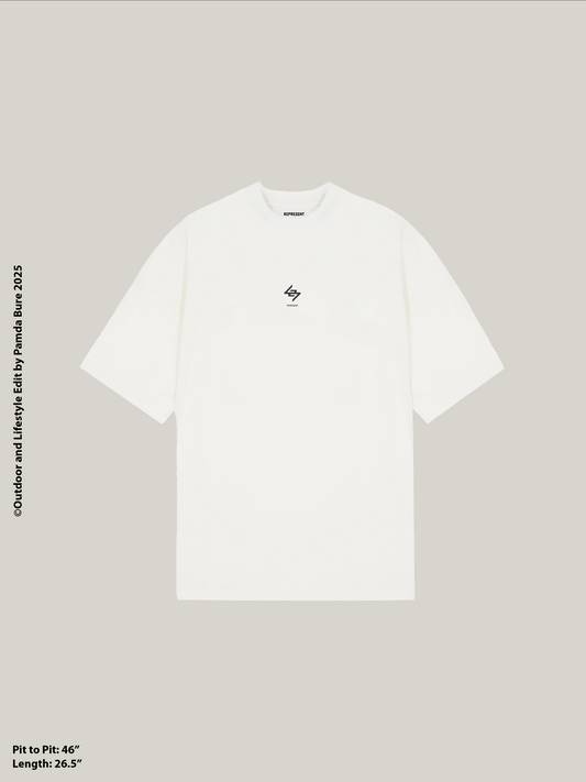 เสื้อยืดโอเวอร์ไซส์ Team 247 สีขาวล้วน - M(M)