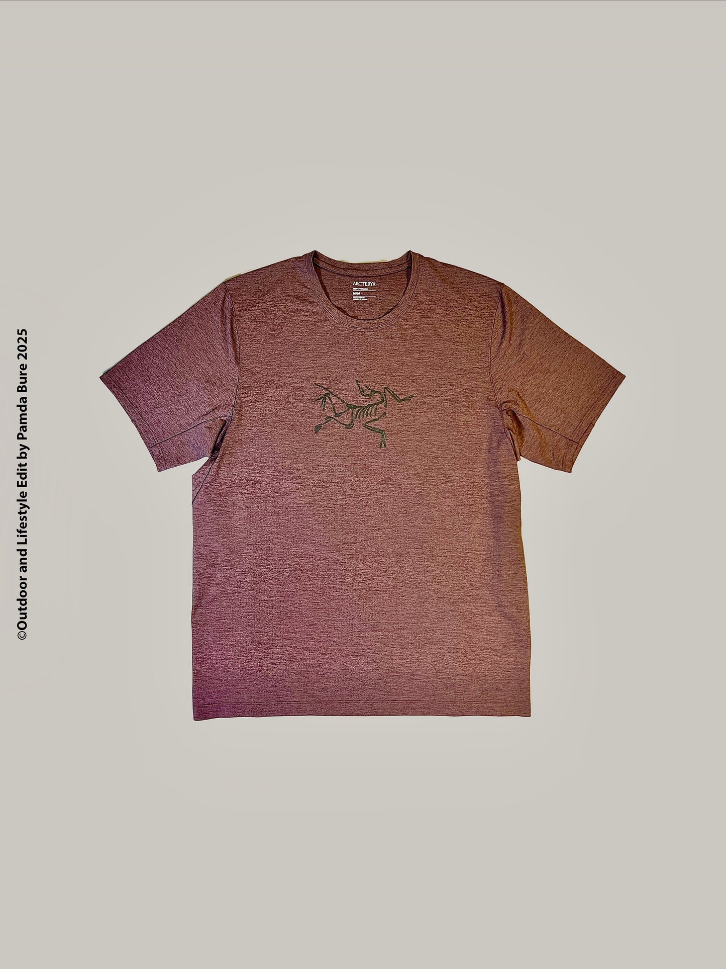 เสื้อยืด Cormac โลโก้ใหญ่ น้ำตาลไวน์ - M (ช.)