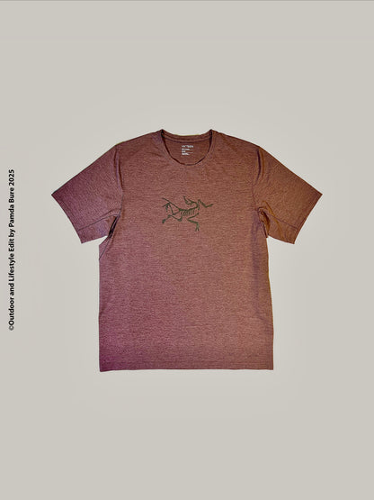 เสื้อยืด Cormac โลโก้ใหญ่ น้ำตาลไวน์ - M (ช.)